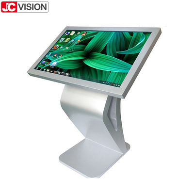 Layar Sentuh Kios Digital Signage 1920x1080 Interaktif dengan Roda