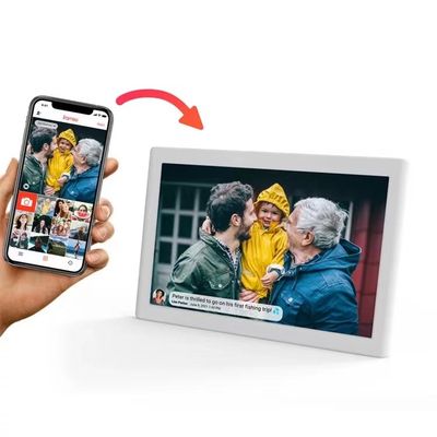 JCVISION JC-FRAME DIGITAL PHOTO FRAME 10,1 Inch WIFI Foto Android Video Bingkai Foto Digital