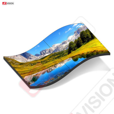 Jcvision LOFIT Fleksibel Tetap P4 Layar LED Pemasangan Luar Ruangan Tampilan Video Iklan Besar Dinding Super Tipis