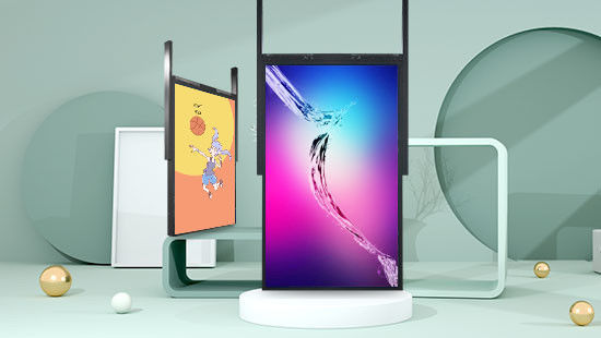 Tampilan Jendela Layar LCD Transparan 49 inci Kecerahan Tinggi