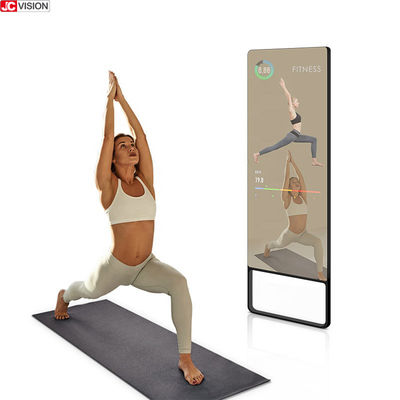 Layar LCD 43 inci DIY Cermin Cerdas Smart Home Gym Untuk Yoga Kebugaran
