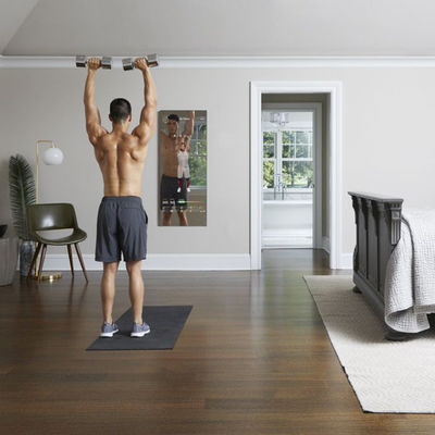 Cermin Cerdas 43 inci Latihan Gym Iklan Layar Sentuh Cerdas