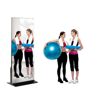 Home Gym Virtual 3D 32'' 43' Smart Latihan Cermin Interaktif Layar Sentuh