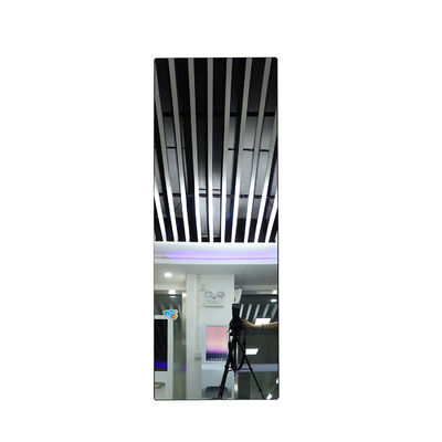 Interaktif 43 inci DIY Smart Mirror Ad Player Lantai berdiri jenis