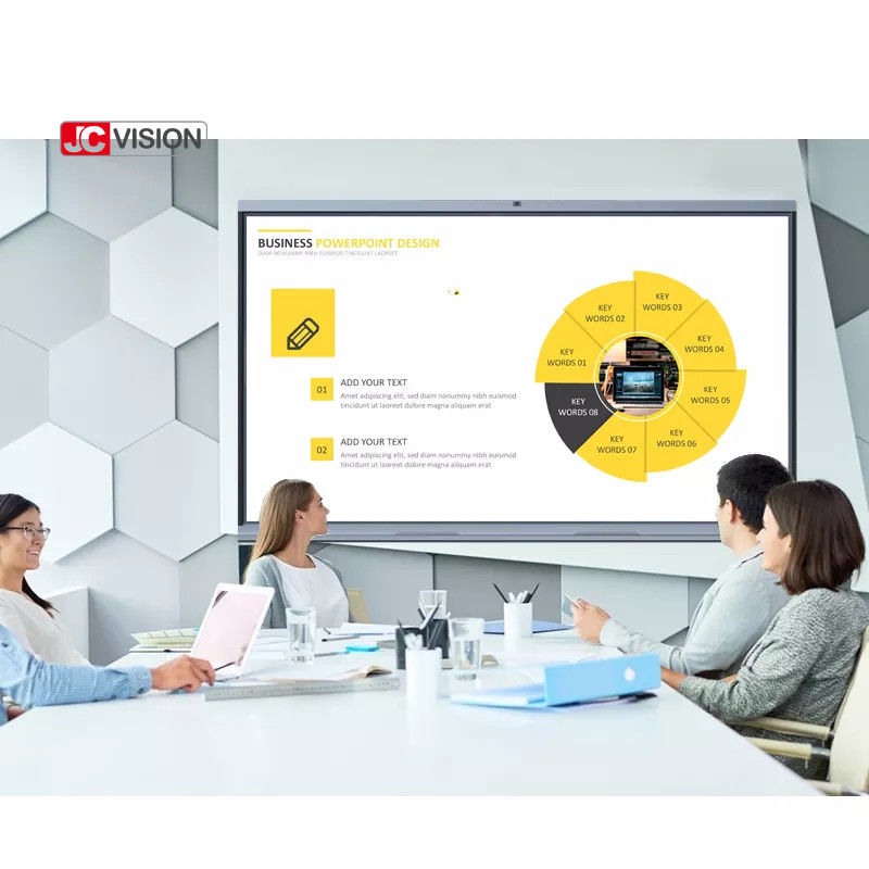 Papan Tulis Interaktif Smart Board 55 65 75 86 98 110 Inci Layar Sentuh 20 Titik