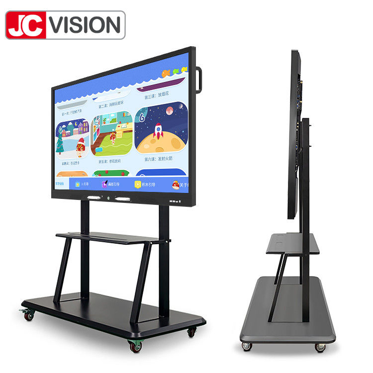 JCVISION 4K IR 20 Touch Interactive White Board Untuk Pembelajaran Kelas Proyeksi Screen Share