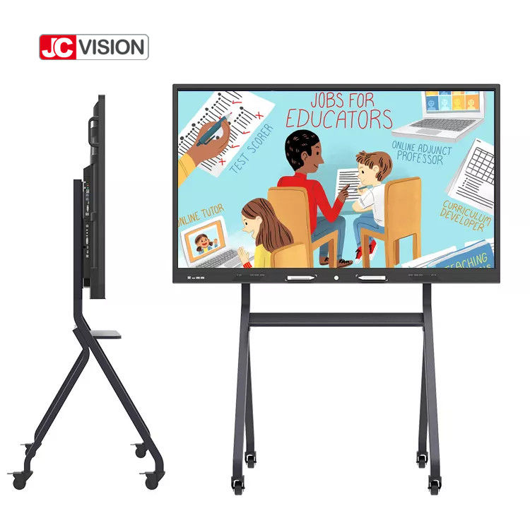 55 - 110 Inch LCD Display Smart Board Interaktif Whiteboard Dukungan 20 Titik Sentuh