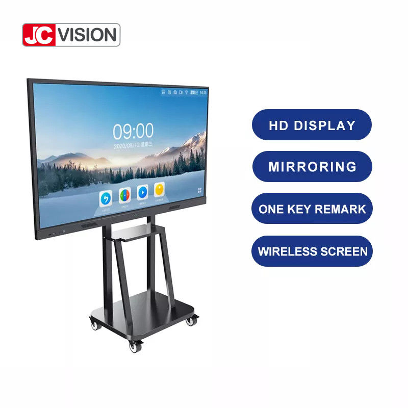 Panel Tampilan BOE 4K Putih DLED Backlight Android 11.0 Untuk Rapat Konferensi Perusahaan