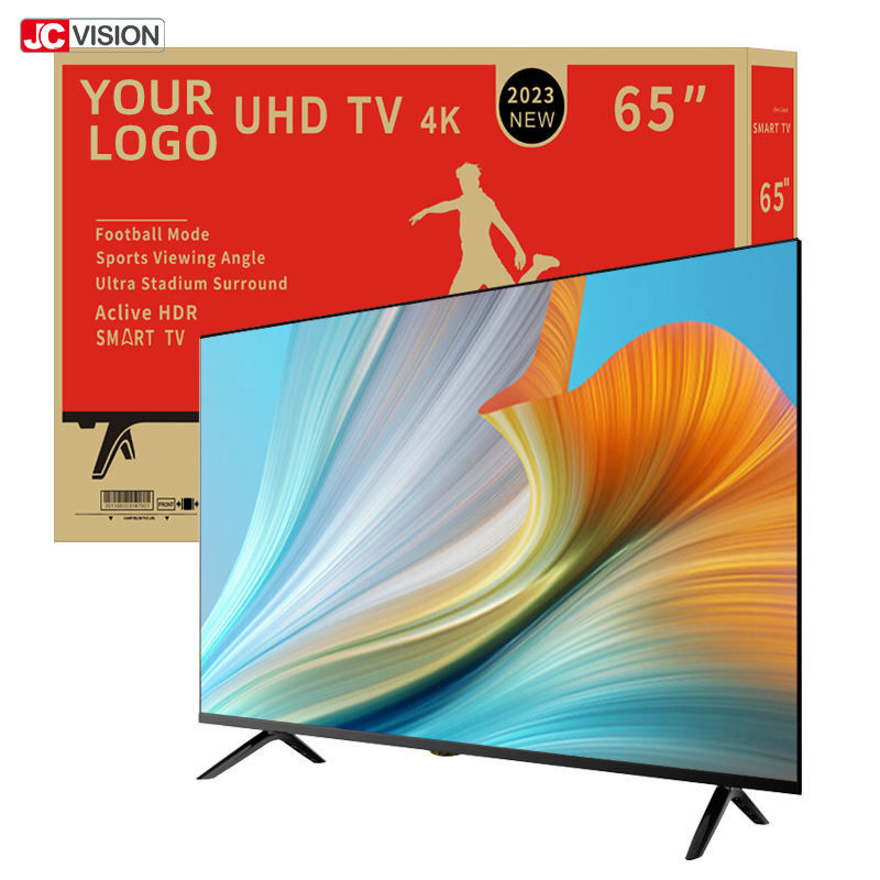 JCVISION Tampilan Signage Digital Dalam Ruangan Smart TV 65 Inci Dengan OSD Multi-bahasa