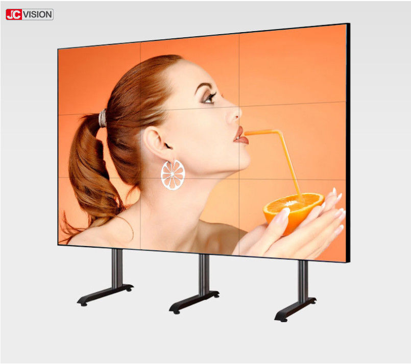 0.88mm Bezel LCD Video Wall Screen 500cd/m2 Jcvision 55 Inch 6.77M Warna