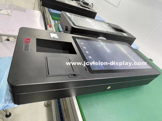 JCVISION Self Service Ordering Kiosk 24 Inch untuk instalasi berdiri di dinding / lantai
