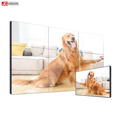 Tampilan Dinding Video LCD 178° 4K HD 3x3 Digital Signage Dinding Video 46