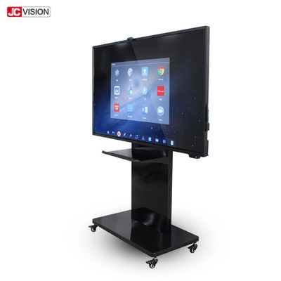 450nits Infrared Interactive Touch Screen Aluminium Alloy RS232 Untuk Pertemuan