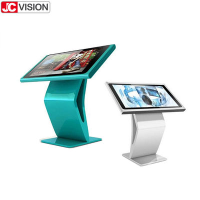 Layar Sentuh Kios Digital Signage 1920x1080 Interaktif dengan Roda