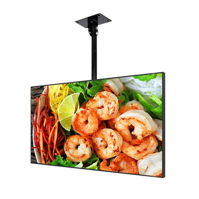 HD Tembok dipasang 32 Inch LCD Digital Signage Iklan Tampilan