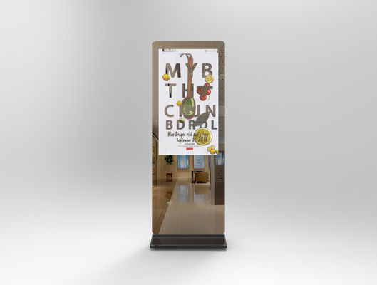 49 55 65 inci DIY Smart Mirror 3D Kamera Luar Ruang LCD Wall Mount Gym