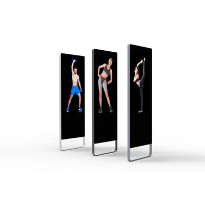 LCD Magic 43inch Smart Workout Mirror Digital Iklan Tampilan